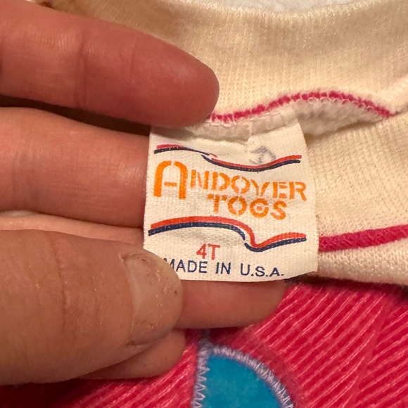 Vintage 90s Made in USA toddler 4T embroidered Cat sweatshirt - Picture 9 of 13